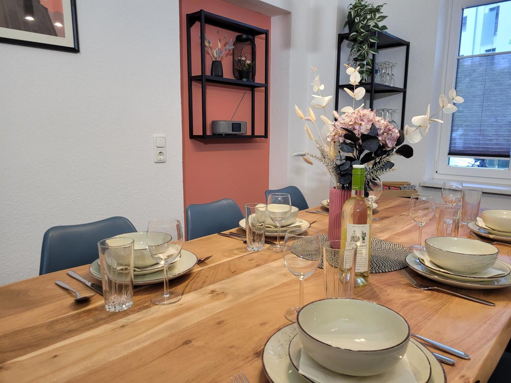 T21 - Apartment Direkt Im Zentrum Mit Parkplatz ケムニッツ エクステリア 写真