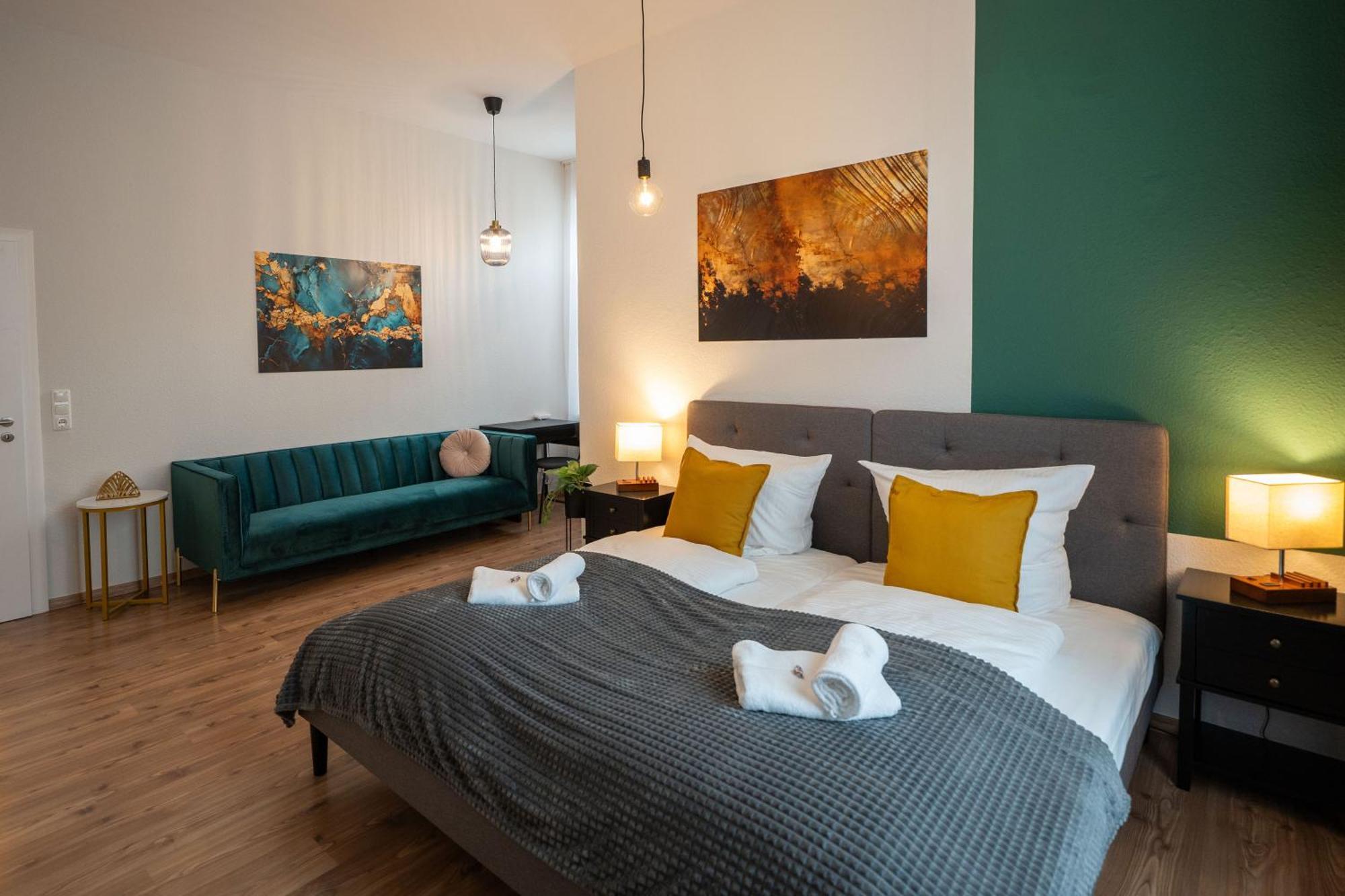 T21 - Apartment Direkt Im Zentrum Mit Parkplatz ケムニッツ エクステリア 写真