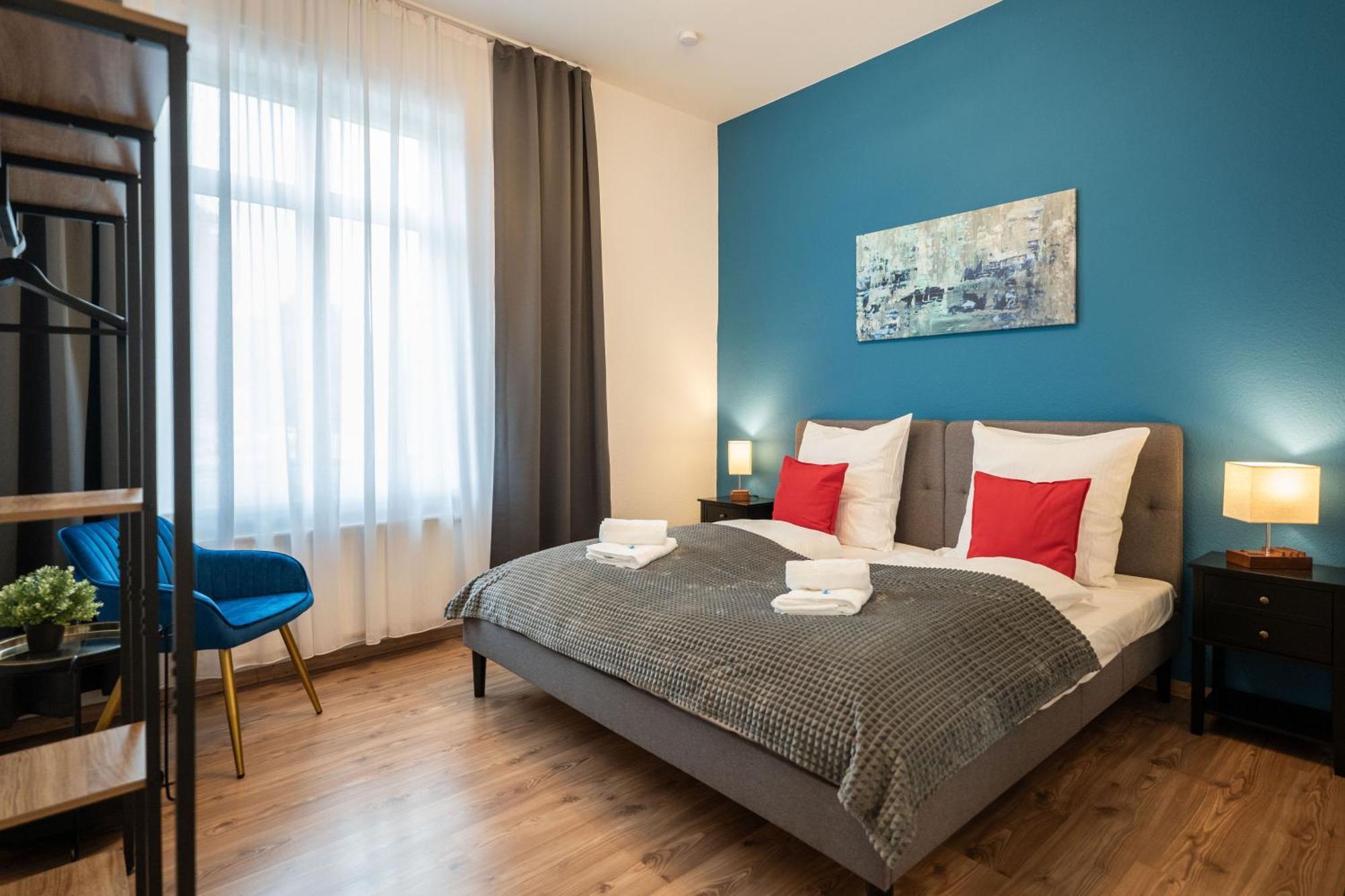 T21 - Apartment Direkt Im Zentrum Mit Parkplatz ケムニッツ エクステリア 写真