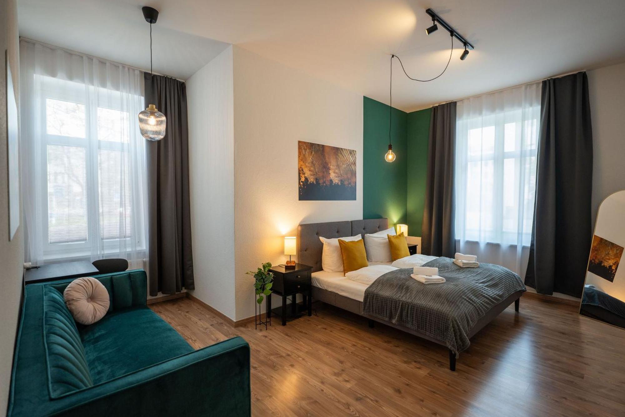 T21 - Apartment Direkt Im Zentrum Mit Parkplatz ケムニッツ エクステリア 写真