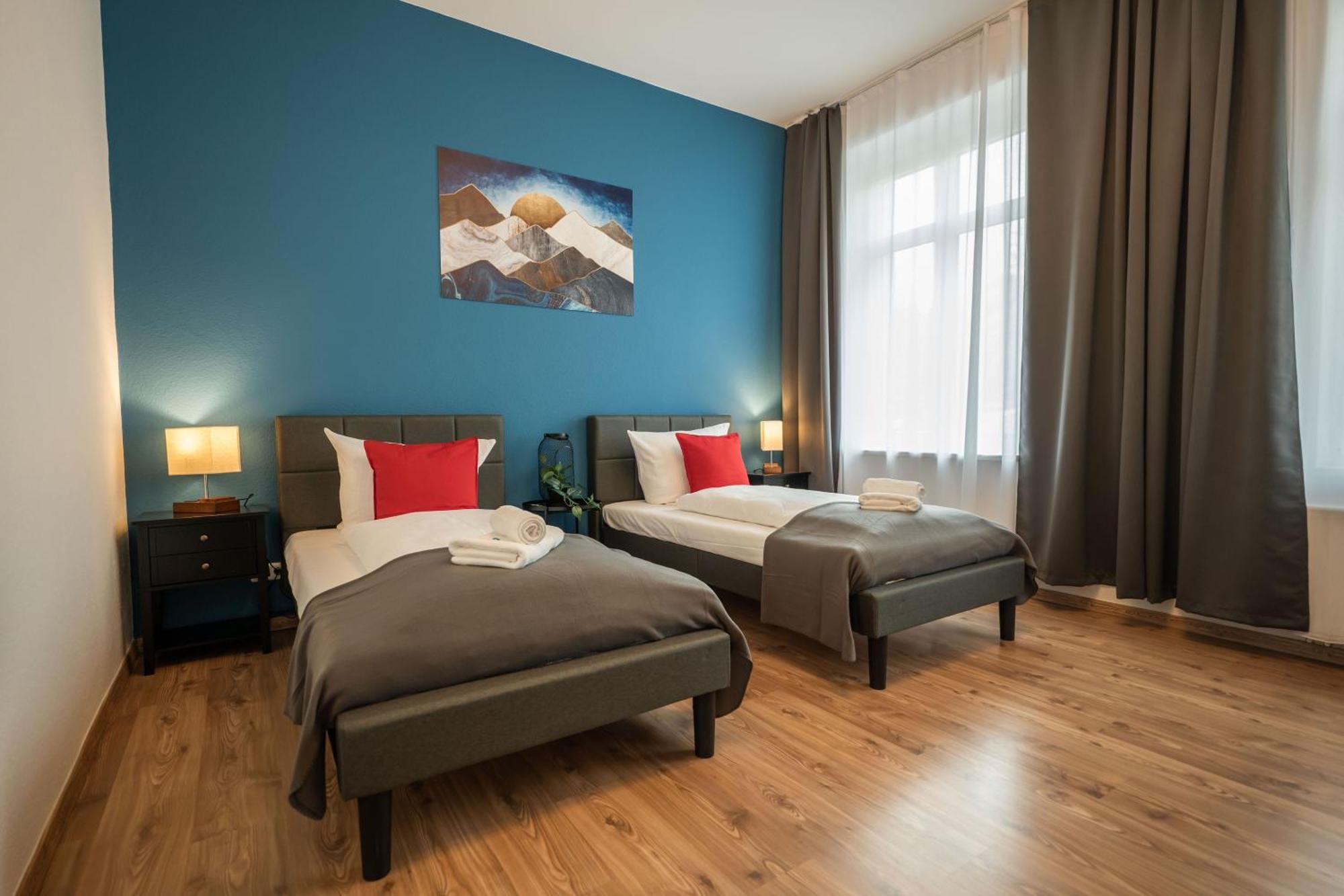 T21 - Apartment Direkt Im Zentrum Mit Parkplatz ケムニッツ エクステリア 写真